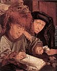 Marinus Van Reymerswaele Canvas Paintings - The Tax Collectors